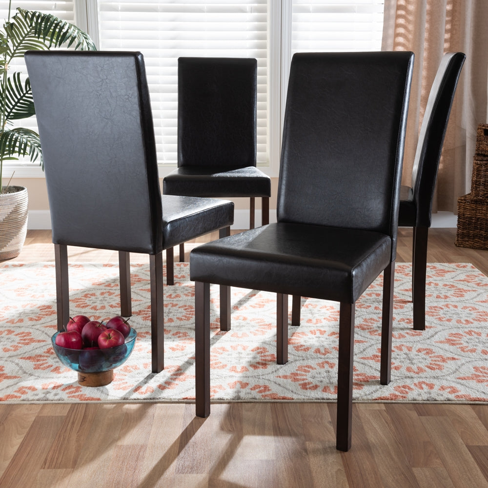 Baxton Studio Andrew Modern Dining Chair (Set Of 4)