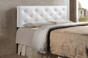 Baxton Studio Bedford White Full Sized Headboard