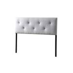 Load image into Gallery viewer, BAXTON STUDIO KIRCHEM UPHOLSTERED WHITE FULL SIZED HEADBOARD
