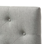 Load image into Gallery viewer, Baxton Studio Viviana Modern And Contemporary Grey Fabric Upholstered Button-Tufted Twin Size Headboard
