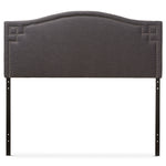 Load image into Gallery viewer, BAXTON STUDIO AUBREY MODERN AND CONTEMPORARY DARK GREY FABRIC UPHOLSTERED QUEEN SIZE HEADBOARD
