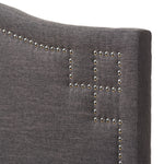 Load image into Gallery viewer, Baxton Studio Aubrey Modern And Contemporary Dark Grey Fabric Upholstered King Size Headboard
