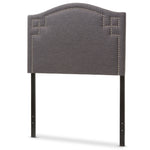 Load image into Gallery viewer, Baxton Studio Aubrey Modern And Contemporary Dark Grey Fabric Upholstered Twin Size Headboard
