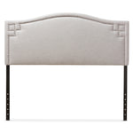 Load image into Gallery viewer, BAXTON STUDIO AUBREY MODERN AND CONTEMPORARY GREYISH BEIGE FABRIC UPHOLSTERED FULL SIZE HEADBOARD
