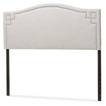 Load image into Gallery viewer, Baxton Studio Aubrey Modern And Contemporary Greyish Beige Fabric Upholstered Full Size Headboard
