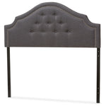 Load image into Gallery viewer, Baxton Studio Cora Modern And Contemporary Dark Grey Fabric Upholstered King Size Headboard
