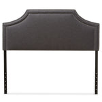 Load image into Gallery viewer, BAXTON STUDIO AVIGNON MODERN AND CONTEMPORARY DARK GREY FABRIC UPHOLSTERED FULL SIZE HEADBOARD
