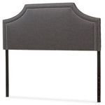 Load image into Gallery viewer, Baxton Studio Avignon Modern And Contemporary Dark Grey Fabric Upholstered King Size Headboard
