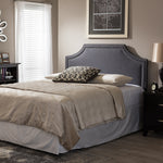 Load image into Gallery viewer, Baxton Studio Avignon Modern And Contemporary Dark Grey Fabric Upholstered Queen Size Headboard
