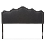 Load image into Gallery viewer, Baxton Studio Nadeen Modern And Contemporary Dark Grey Fabric Full Size Headboard
