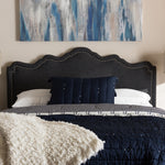 Load image into Gallery viewer, Baxton Studio Nadeen Modern And Contemporary Dark Grey Fabric Queen Size Headboard
