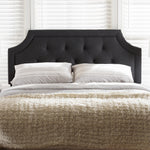 Load image into Gallery viewer, Baxton Studio Mars Modern And Contemporary Dark Grey Fabric Full Size Headboard
