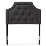 Load image into Gallery viewer, Baxton Studio Mars Modern And Contemporary Dark Grey Fabric Twin Size Headboard
