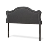 Load image into Gallery viewer, Baxton Studio Avery Modern And Contemporary Dark Grey Fabric Queen Size Headboard
