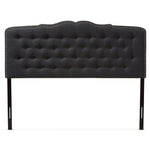 Load image into Gallery viewer, Baxton Studio Lucy Modern And Contemporary Dark Grey Fabric King Size Headboard
