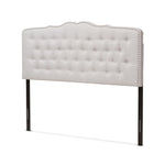 Load image into Gallery viewer, Baxton Studio Lucy Modern And Contemporary Greyish Beige Fabric Queen Size Headboard
