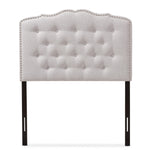 Load image into Gallery viewer, Baxton Studio Lucy Modern And Contemporary Greyish Beige Fabric Twin Size Headboard
