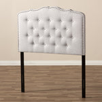 Load image into Gallery viewer, Baxton Studio Lucy Modern And Contemporary Greyish Beige Fabric Twin Size Headboard
