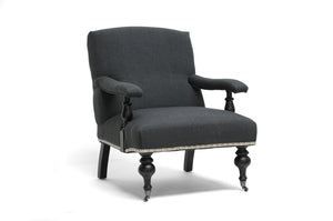 Baxton Studio Galway Linen Arm Chair