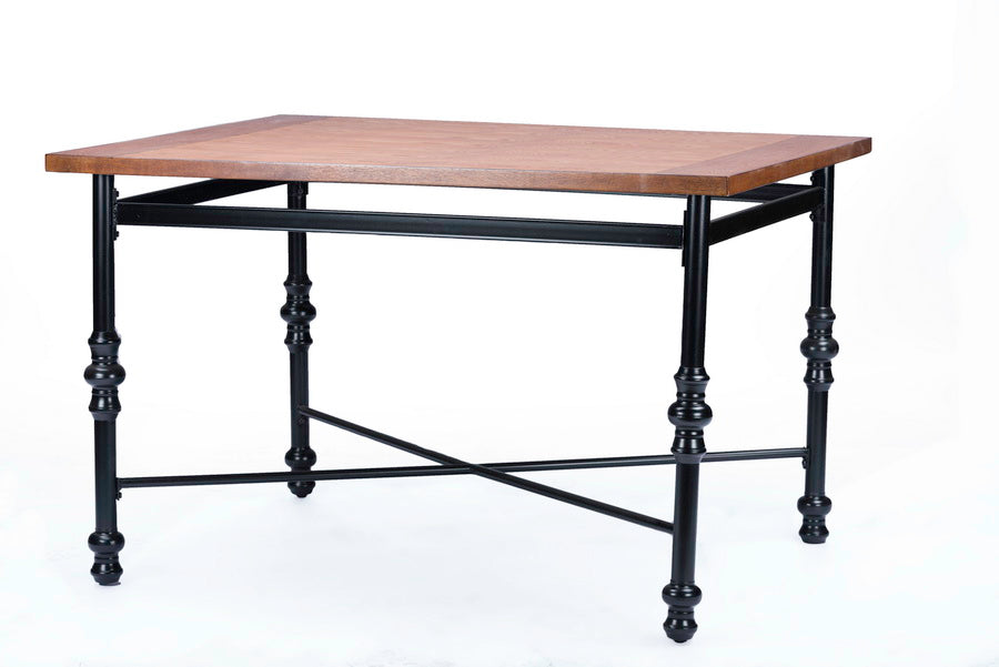 Baxton Studio Broxburn Wood & Metal Dining Table