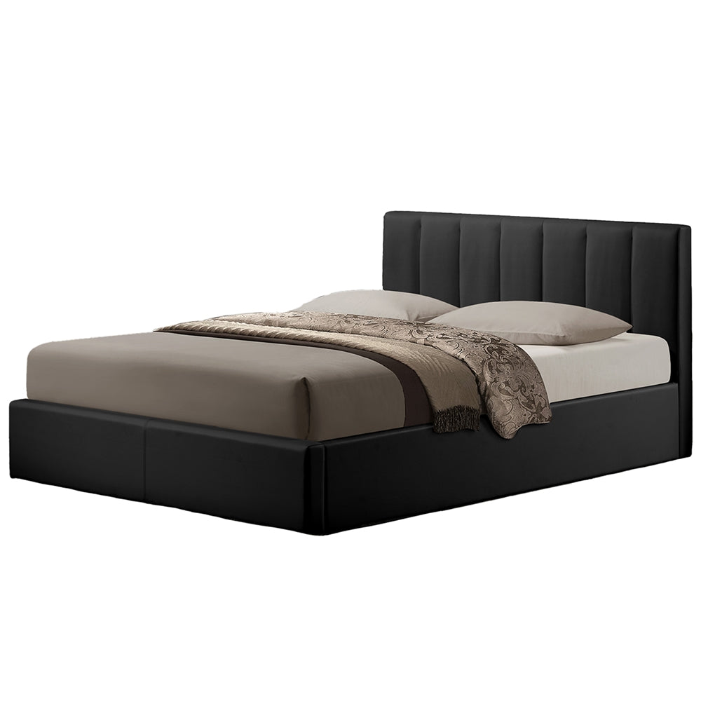 Baxton Studio Templemore Leather Contemporary Bed