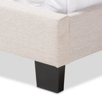 Load image into Gallery viewer, BAXTON STUDIO LEXI MODERN AND CONTEMPORARY LIGHT BEIGE FABRIC UPHOLSTERED FULL SIZE BED
