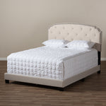 Load image into Gallery viewer, Baxton Studio Lexi Modern And Contemporary Light Beige Fabric Upholstered Full Size Bed
