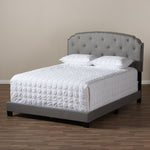 Load image into Gallery viewer, Baxton Studio Lexi Modern And Contemporary Light Grey Fabric Upholstered Queen Size Bed
