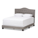 Load image into Gallery viewer, Baxton Studio Emerson Modern And Contemporary Light Grey Fabric Upholstered Full Size Bed
