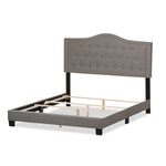 Load image into Gallery viewer, Baxton Studio Emerson Modern And Contemporary Light Grey Fabric Upholstered Full Size Bed
