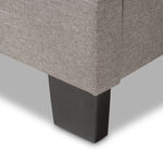 Load image into Gallery viewer, BAXTON STUDIO EMERSON MODERN AND CONTEMPORARY LIGHT GREY FABRIC UPHOLSTERED FULL SIZE BED
