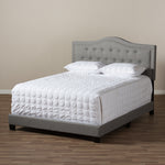 Load image into Gallery viewer, Baxton Studio Emerson Modern And Contemporary Light Grey Fabric Upholstered Full Size Bed
