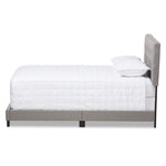 Load image into Gallery viewer, Baxton Studio Cassandra Modern And Contemporary Light Grey Fabric Upholstered King Size Bed
