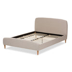 Load image into Gallery viewer, Baxton Studio Mia Mid-Century Fabric Upholstered Platform Bed - King Size, Queen Size, Full Size
