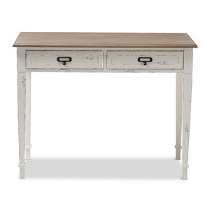 BAXTON STUDIO DAUPHINE TRADITIONAL FRENCH ACCENT WRITING DESK