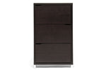 Load image into Gallery viewer, Simms Dark Brown Modern Shoe Cabinet
