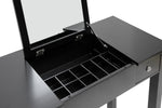 Load image into Gallery viewer, Baxton Studio Black Wessex Vanity Table
