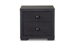 Load image into Gallery viewer, BAXTON STUDIO ESPRESSO SILVERTONE MODERN NIGHTSTAND
