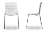 Load image into Gallery viewer, Baxton Studio Marisse Clear Plastic Modern Dining Chair (Set Of 2)
