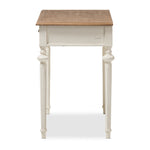 Load image into Gallery viewer, Baxton Studio Marquetterie French Provincial Weathered Oak And Whitewash Writing Desk
