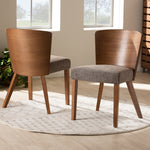 Load image into Gallery viewer, Baxton Studio Sparrow Brown Wood Modern Dining Chair (Set Of 2)
