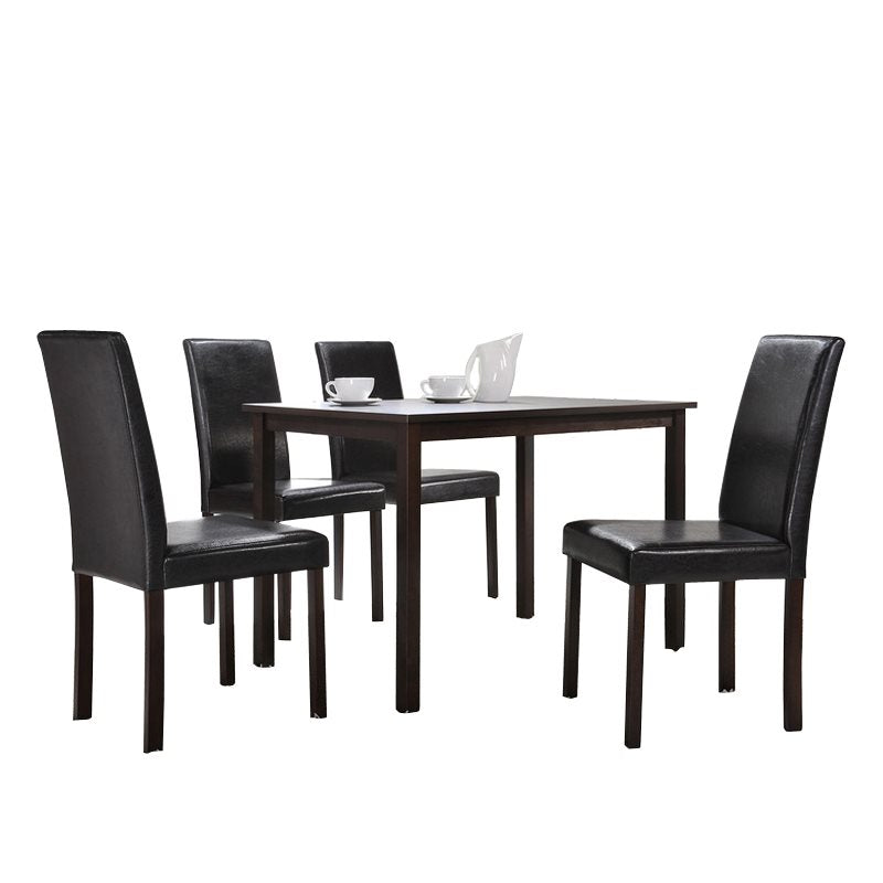 BAXTON STUDIO ANDREW 5-PIECE MODERN DINING SET