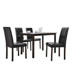 Load image into Gallery viewer, BAXTON STUDIO ANDREW 5-PIECE MODERN DINING SET
